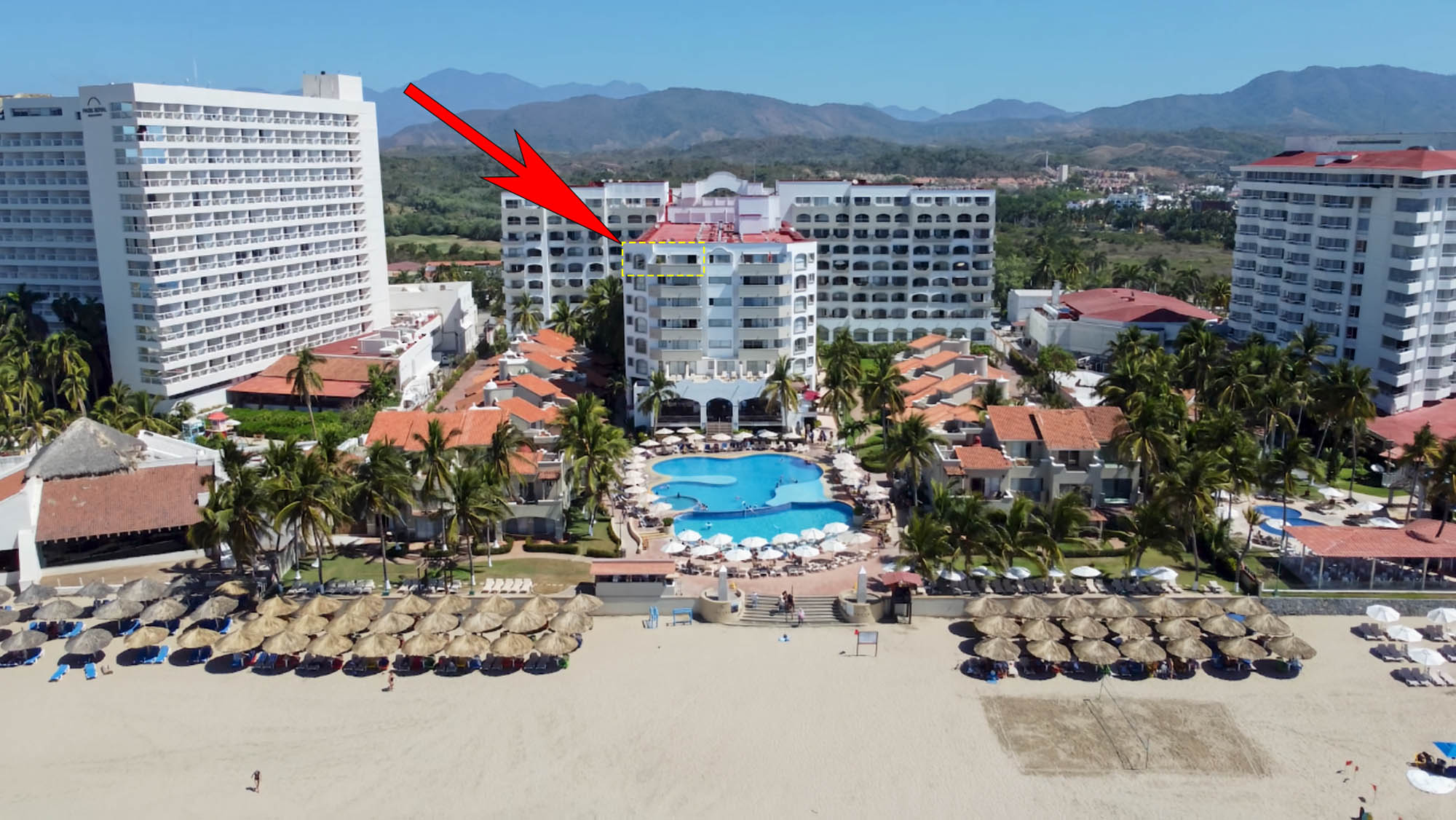 Vista de Tesoro Ixtapa Penthouse 612